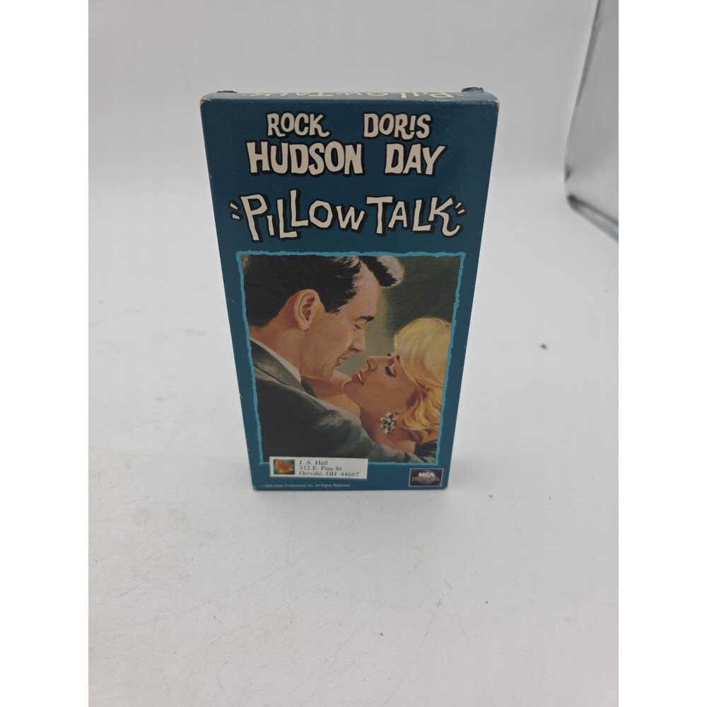 Pillow Talk [VHS] Rock Hudson, Doris Day, Tony Randall, Thelma Ritter, Nick Ada